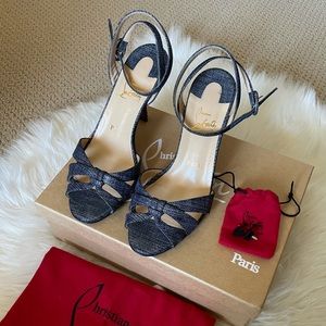Louboutin Trezuma Denim 37.5